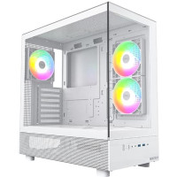 Montech Case|MONTECH|XR|MidiTower|Not included|ATX|MicroATX|MiniITX|Colour White|XR(W)
