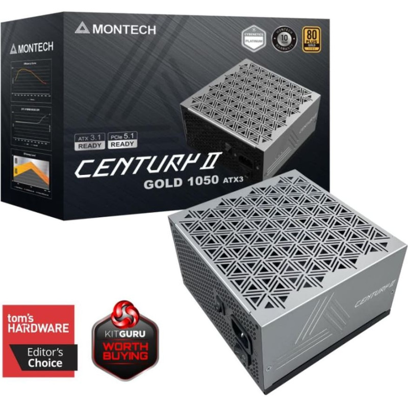Montech Power Supply|MONTECH|CENTURY II|ATX|1050 W|CENTURYII1050