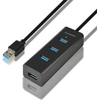 Axagon I/O HUB USB3.0 4PORT CHARGING/1.2M HUE-S2BL AXAGON