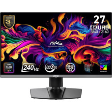 MSI Monitor|MSI|26.5 "|3840 x 2160 pixels|4K Ultra HD|Native aspect ratio 16:9|QD-OLED|MAG272UPQD-OLEDX24