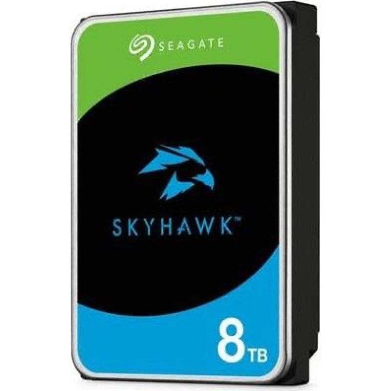 Seagate HDD|SEAGATE|SkyHawk|8TB|SATA|256 MB|5400 rpm|Discs/Heads 4/8|3,5"|ST8000VX010