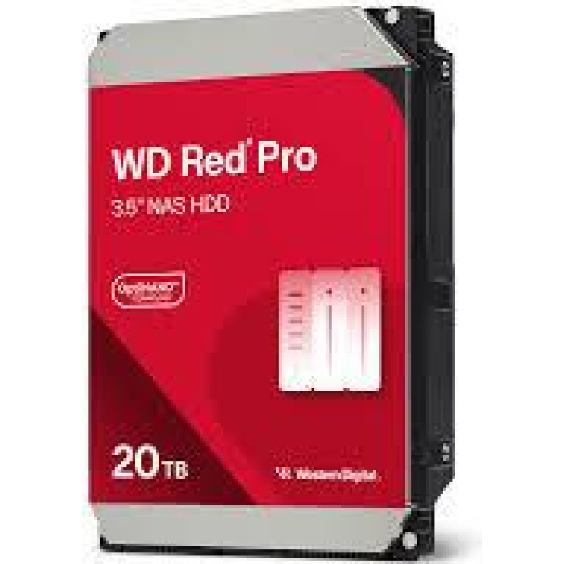 Western Digital HDD|WESTERN DIGITAL|Red Pro|20TB|SATA 3.0|512 MB|7200 rpm|3,5"|WD202KFGX