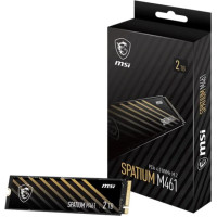 MSI SSD|MSI|SPATIUM M461|2TB|M.2|PCIE|NVMe|3D NAND|Write speed 4200 MBytes/sec|Read speed 5000 MBytes/sec|2.15mm|TBW 450 TB|MTBF 1500000 hours|S78-440Q550-P83