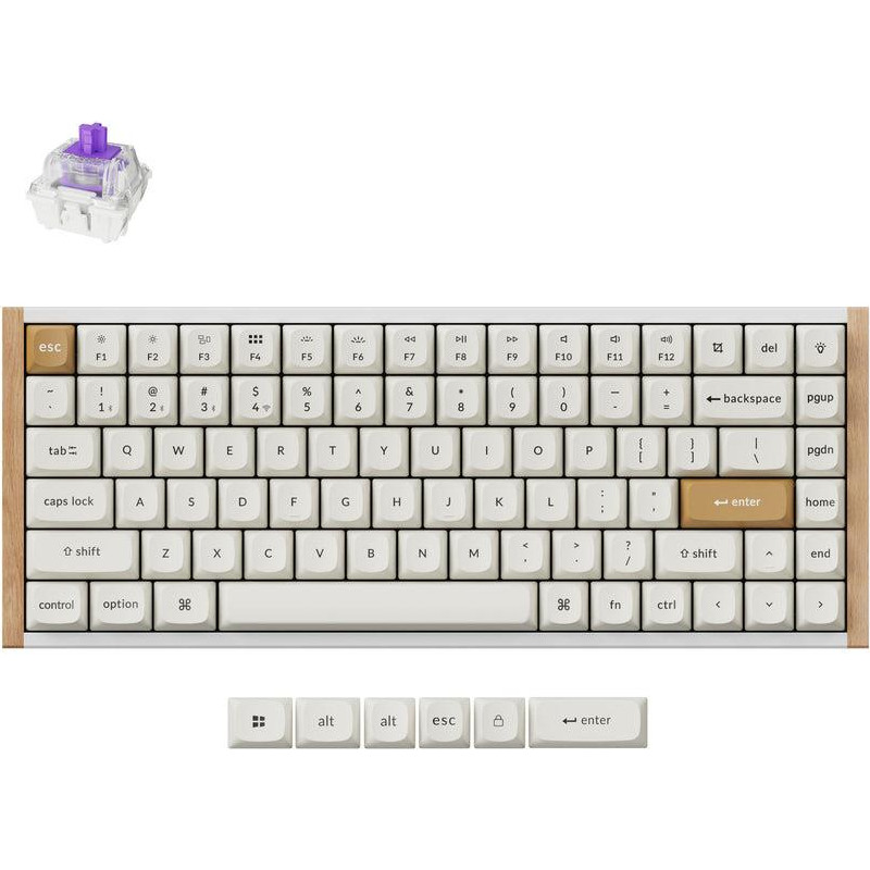 Keychron KEYBOARD WRL K2 HE SPECIAL ED./WHITE K2H-Q1 KEYCHRON