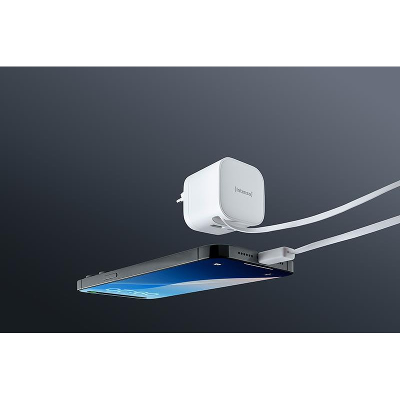 Intenso POWER ADAPTER 1XUSB-A/1XUSB-C/WHITE 7806520 INTENSO