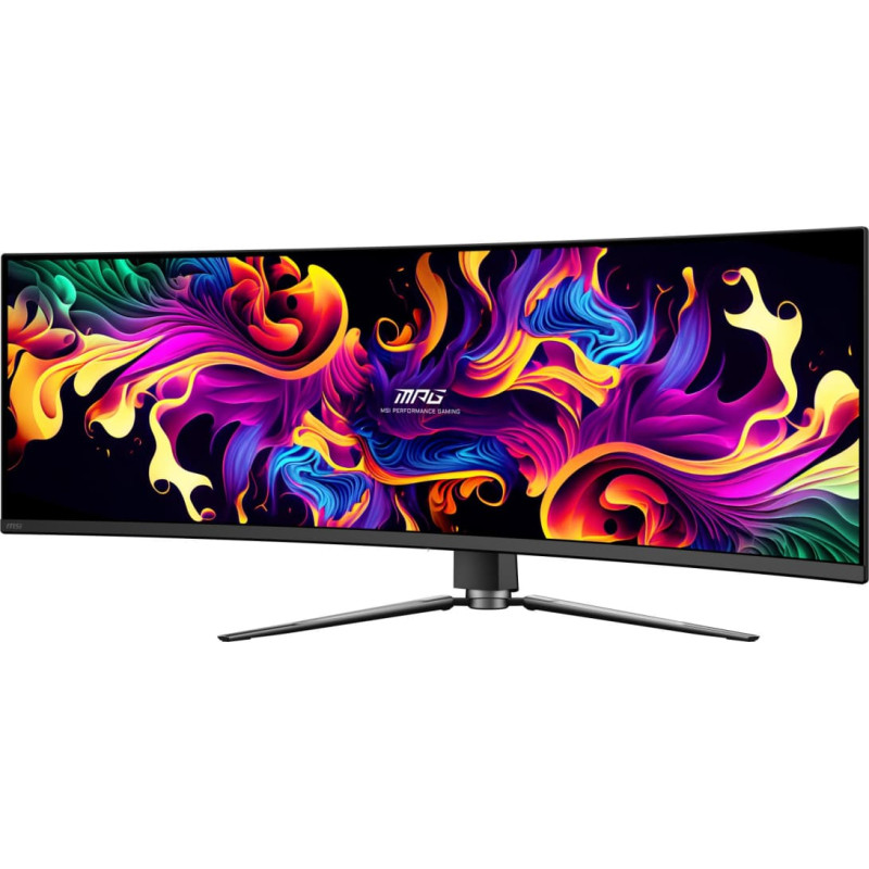 MSI Monitor|MSI|MPG 491CQP QD-OLED|49"|Gaming/Curved|Panel QD-OLED|5120x1440|32:9|144Hz|Matte|0.03 ms|Swivel|Height adjustable|Tilt|Colour Black|MPG491CQPQD-OLED