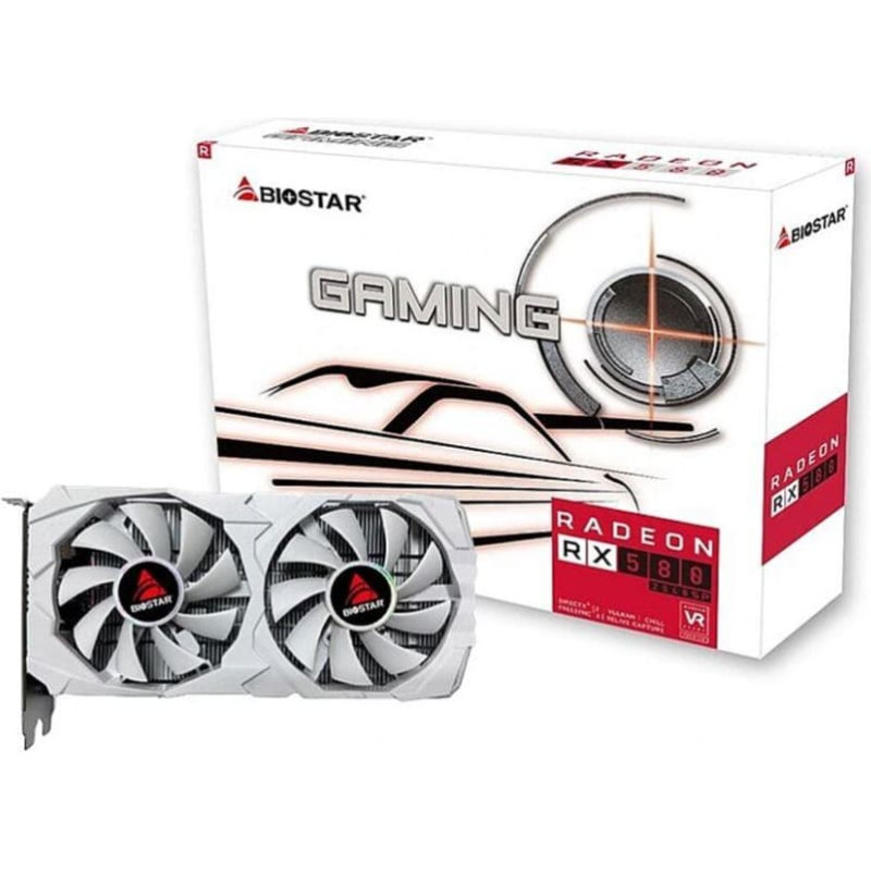 Biostar Graphics Card|BIOSTAR|AMD|Radeon RX 580|8 GB|GDDR5|256 bit|PCI Express x16 3.0|VA5825RQ82