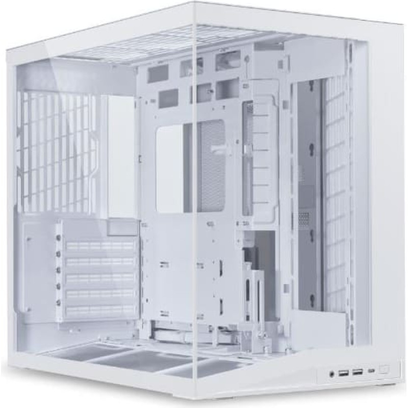 Lian Li Case|LIAN LI|ATX/micro ATX/Mini-ITX|White|Mini Tower|O11D MINI V2 Flow|G99.O11DMIV2W.00