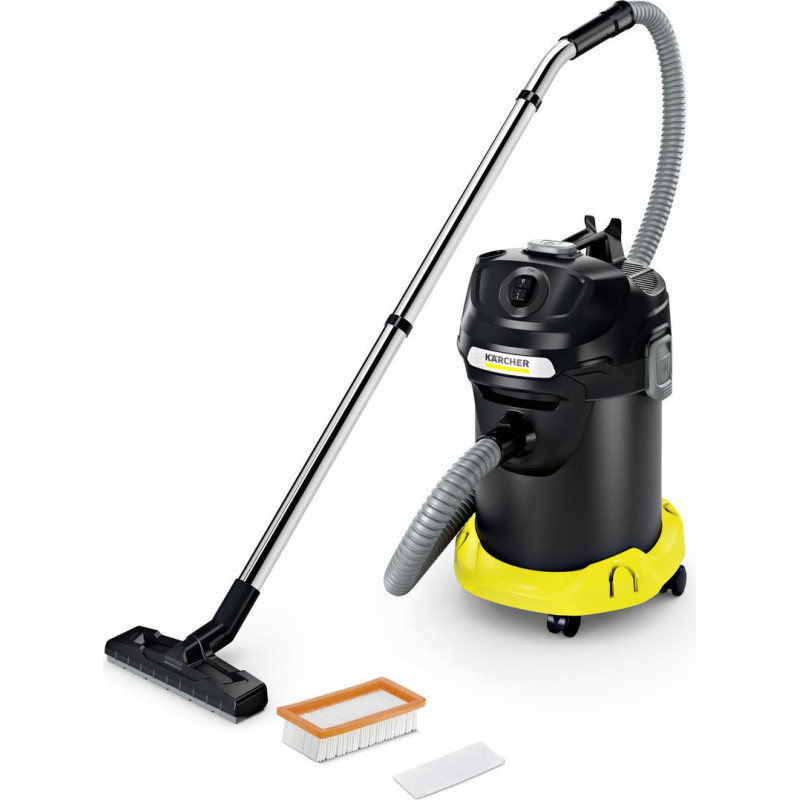 Karcher Vacuum Cleaner|KARCHER|Ash and dry vacuum cleaner AD 4 Premium|600 Watts|Suction power 150|Capacity 17 l|Noise 80 dB|Black|Weight 5.3 kg|1.629-731.0
