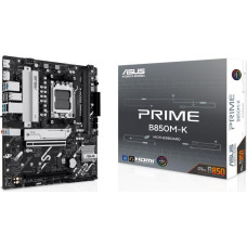 Asus Mainboard|ASUS|AMD B850|SAM5|Micro-ATX|Memory DDR5|Memory slots 2|1xPCI-Express 4.0 16x|1xPCI-Express 5.0 16x|2xM.2|1xHDMI|1xDisplayPort|4xUSB 2.0|4xUSB 3.2|1xPS/2|3xAudio port|PRIMEB850M-K