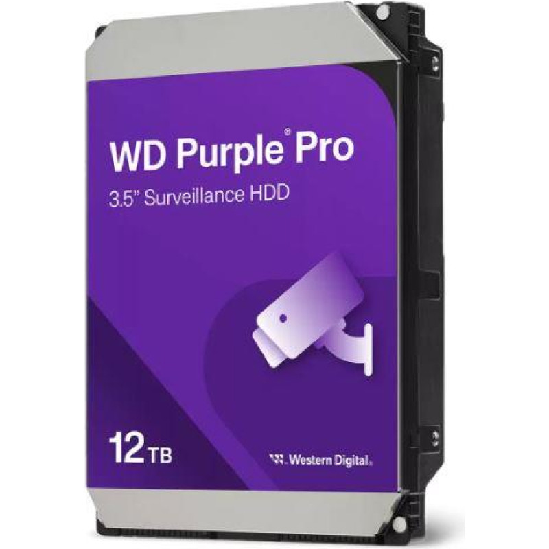 Western Digital HDD|WESTERN DIGITAL|Purple Pro|12TB|512 MB|7200 rpm|3,5"|WD122PURP