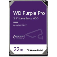 Western Digital HDD|WESTERN DIGITAL|Purple Pro|22TB|512 MB|7200 rpm|3,5"|WD221PURP