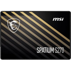 MSI SSD|MSI|SPATIUM S270|480GB|SATA|3D NAND|Write speed 450 MBytes/sec|Read speed 500 MBytes/sec|2,5"|TBW 250 TB|MTBF 2000000 hours|S78-440E350-P83