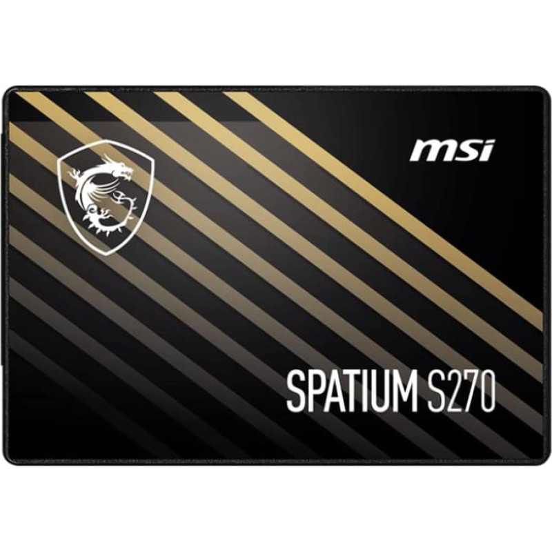MSI SSD|MSI|SPATIUM S270|480GB|SATA|3D NAND|Write speed 450 MBytes/sec|Read speed 500 MBytes/sec|2,5"|TBW 250 TB|MTBF 2000000 hours|S78-440E350-P83