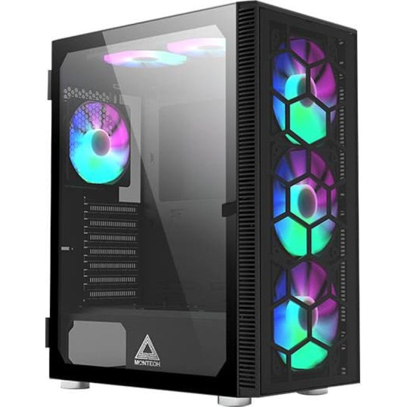 Montech Case|MONTECH|X3 Glass|MidiTower|Not included|Colour Black|X3GLASS(B)