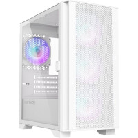 Montech Case|MONTECH|AIR 100 ARGB|MidiTower|Not included|MicroATX|MiniITX|Colour White|AIR100ARGB(W)
