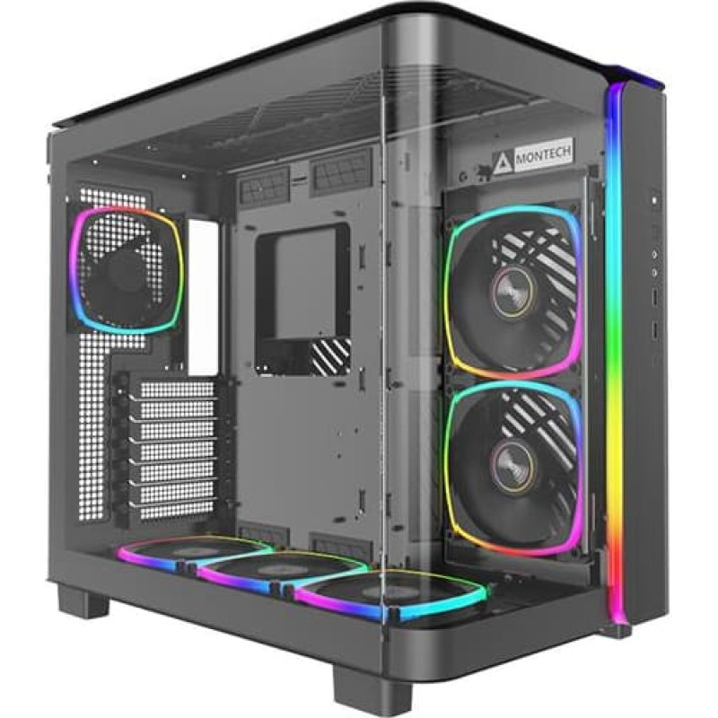 Montech Case|MONTECH|KING 95 PRO (B)|MidiTower|Not included|ATX|MicroATX|MiniITX|Colour Black|KING95PRO(B)