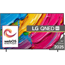LG TV Set|LG|86"|4K/Smart|3840x2160|Wireless LAN|Bluetooth|webOS|Black|86QNED80A3A