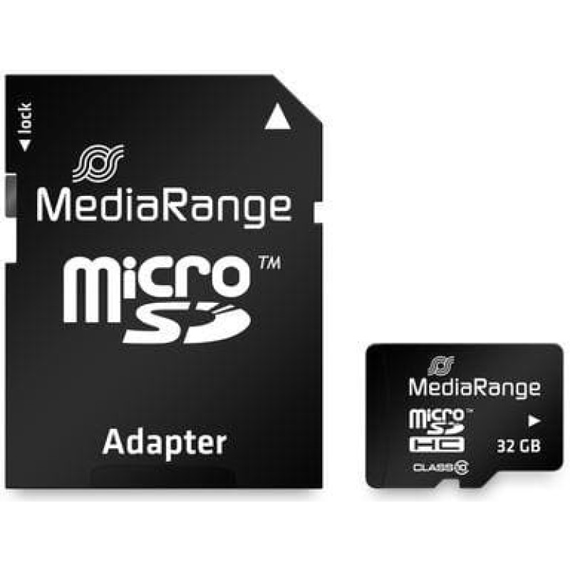 Mediarange MEMORY MICRO SDHC 32GB C10/W/ADAPTER MR959 MEDIARANGE