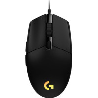 Logitech MOUSE USB OPTICAL G102 LIGHTSY/BLACK 910-005823 LOGITECH