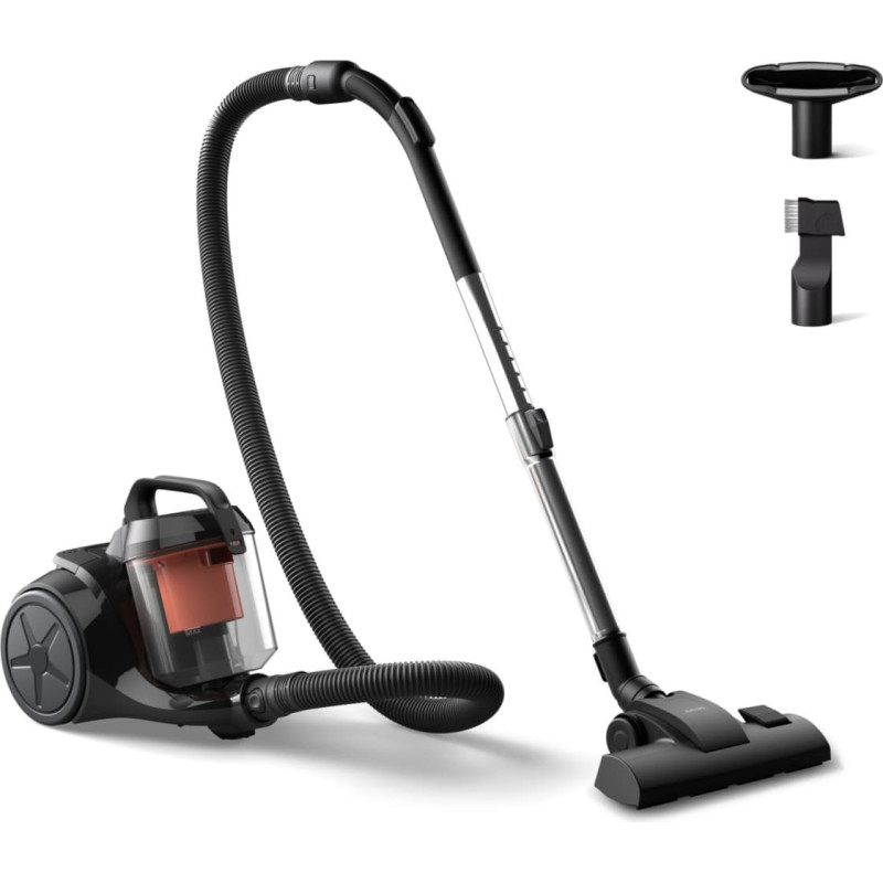 Philips Vacuum Cleaner|PHILIPS|Input power 800 W|Dust capacity 1.3 L|Cylinder vacuum|Cleaning type Dry|Dust container Bagless|Colour Black|XB1142/10