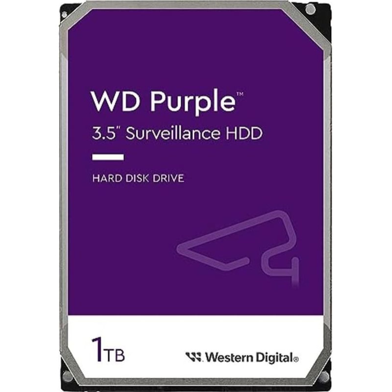Western Digital HDD|WESTERN DIGITAL|Purple|1TB|SATA 3.0|64 MB|5400 rpm|3,5"|WD11PURZ
