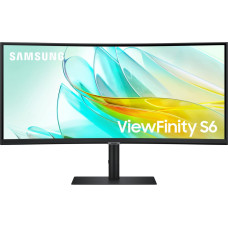 Samsung LCD Monitor|SAMSUNG|S65UC|34"|Curved/21 : 9|Panel VA|3440x1440|21:9|100Hz|5 ms|Speakers|Tilt|Colour Black|LS34C652UAUXEN