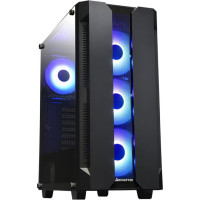 Chieftec Case|CHIEFTEC|HUNTER|MidiTower|Not included|ATX|MiniITX|Colour Black|GS-01B-OP