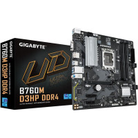 Gigabyte Mainboard|GIGABYTE|Intel B760 Express|LGA1700|Micro-ATX|Memory DDR4|Memory slots 4|2xPCI-Express 3.0 1x|1xPCI-Express 4.0 16x|2xM.2|1x15pin D-sub|1xHDMI|1xDisplayPort|6xUSB 2.0|5xUSB 3.2|1xUSB-C|1xPS/2|1xRJ45|3xAudio port|B760MD3HPDDR4