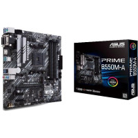 Asus Mainboard|ASUS|AMD B550|SAM4|MicroATX|Memory DDR4|Memory slots 4|2xPCI-Express 3.0 1x|1xPCI-Express 4.0 16x|2xM.2|1x15pin D-sub|1xDVI-D|1xHDMI|6xUSB 3.2|1xPS/2|1xRJ45|3xAudio port|PRIMEB550M-A