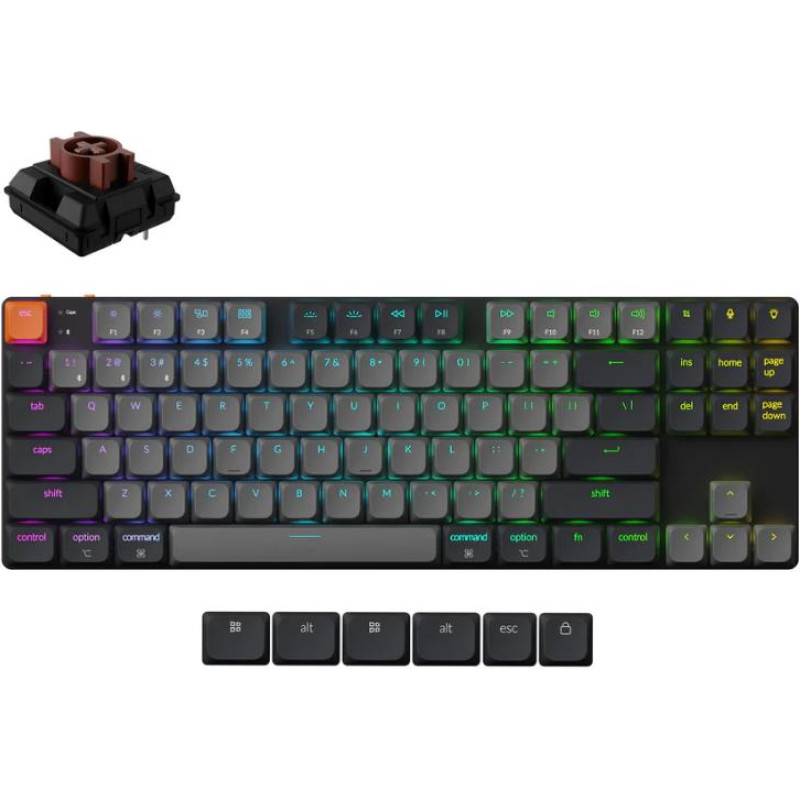 Keychron KEYBOARD WRL K1 RGB/BLACK K1X-H3 KEYCHRON