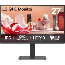 LG LCD Monitor|LG|27BA45QB-B|27"|Panel IPS|2560x1440|16:9|100Hz|Matte|Speakers|Swivel|Pivot|Height adjustable|Tilt|Colour Black|27BA45QB-B