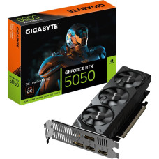 Gigabyte Graphics Card|GIGABYTE|NVIDIA GeForce RTX 5050|8 GB|GDDR6|128 bit|PCIE 5.0 16x|GPU 2587 MHz|Triple slot Fansink|GV-N5050OC-8GL1.0
