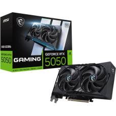 MSI Graphics Card|MSI|NVIDIA GeForce RTX 5050|8 GB|GDDR6|128 bit|PCIE 5.0 16x|Dual Slot Fansink|RTX50508GGAMINGOC