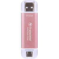 Transcend External SSD|TRANSCEND|ESD310|512GB|USB-C|USB|3D NAND|Write speed 900 MBytes/sec|Read speed 1050 MBytes/sec|TS512GESD310P