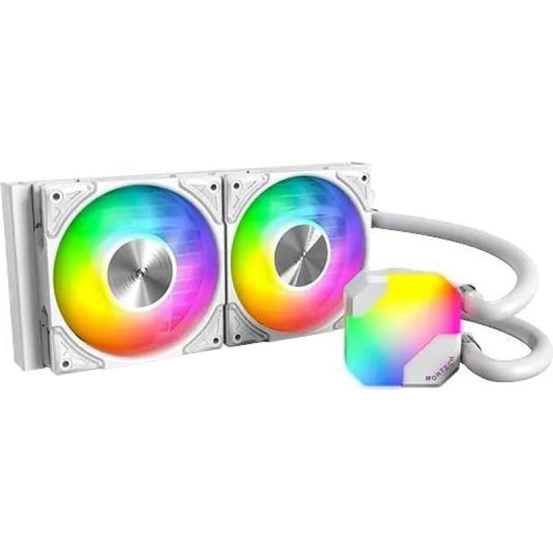 Montech CPU COOLER MULTI SOCKET WHITE/HYPERFLOW ARGB 240 (W) MONTECH