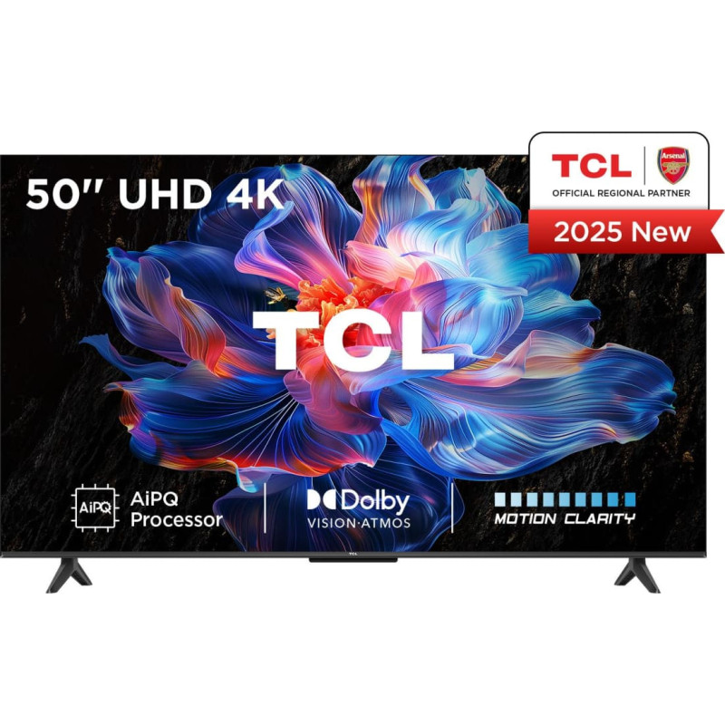 TCL TV Set|TCL|50 "|4K Ultra HD|3840 x 2160 pixels|Flat|16:9|DLED|50V6C