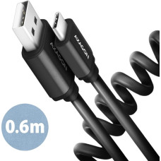 Axagon CABLE USB-C TO USB2.0 0.6M/TWISTER BLK BUCM-AM10TB AXAGON