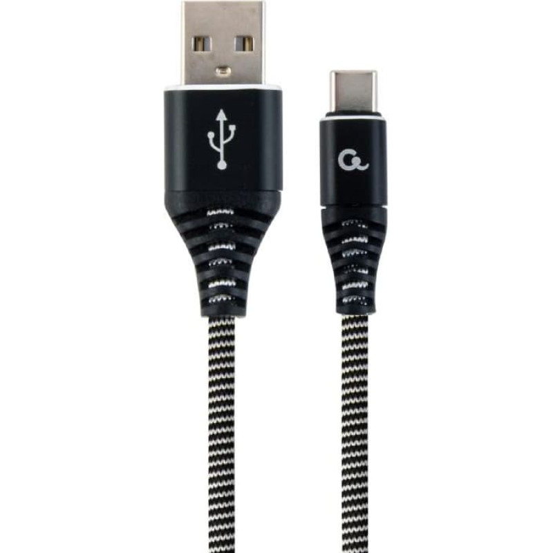 Gembird CABLE USB-C TO USB2 2M BLK/WHT/CC-USB2B-AMCM-2M-BW GEMBIRD
