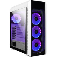 Chieftec Case|CHIEFTEC|ATX/micro ATX/Mini-ITX|White|Midi Tower|PC|GL-03W-OP