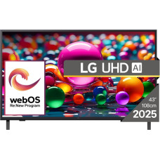 LG TV Set|LG|43 "|4K Ultra HD|3840 x 2160 pixels|Flat|16:9|LED|43UA74003LB