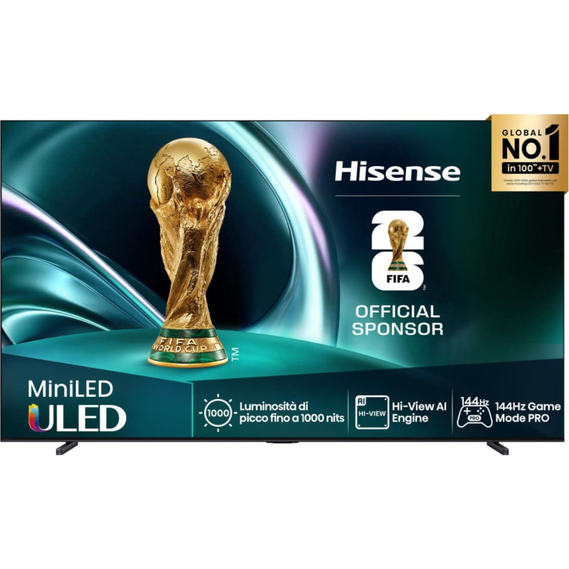Hisense TV Set|HISENSE|85 "|4K Ultra HD|3840 x 2160 pixels|Flat|16:9|ULED|85U7Q