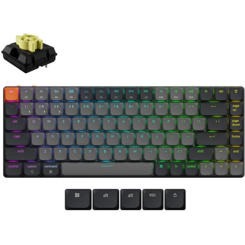 Keychron KEYBOARD WRL K3 RGB/BLACK K3X-B4 KEYCHRON