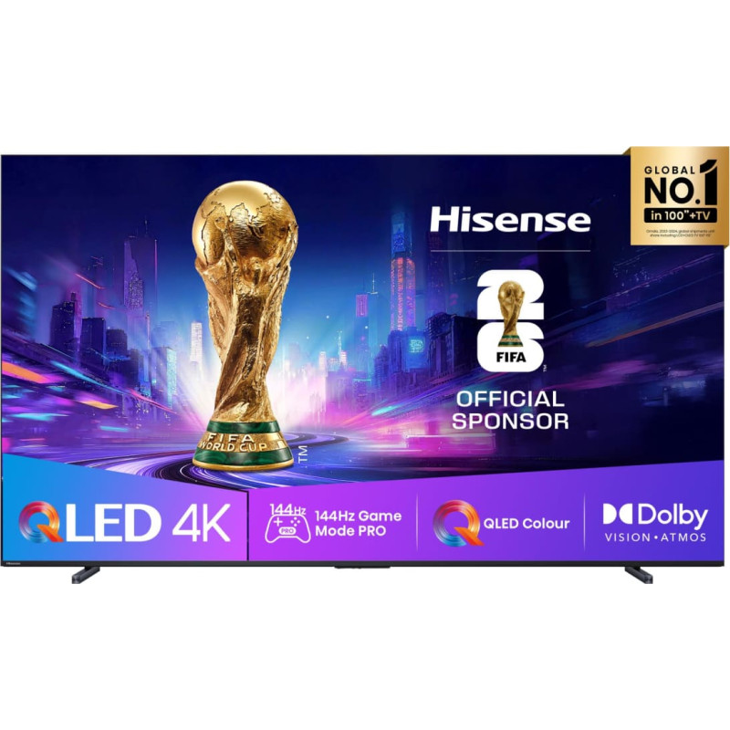 Hisense TV Set|HISENSE|100 "|4K Ultra HD|3840 x 2160 pixels|Flat|16:9|QLED|100E7QPRO