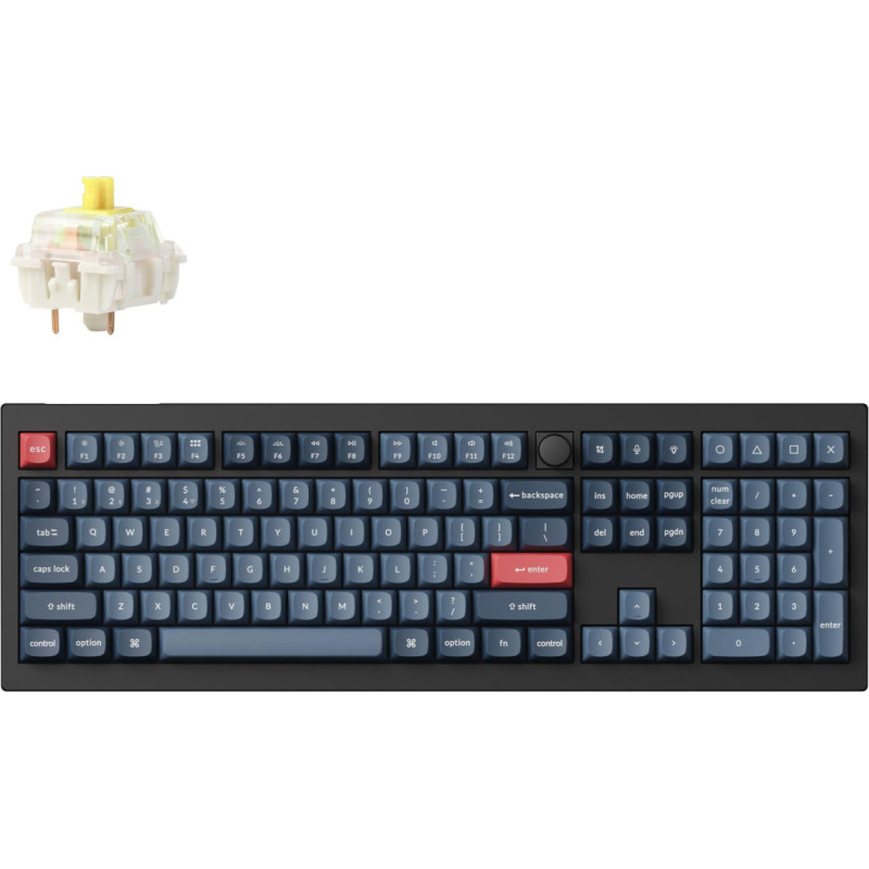 Keychron KEYBOARD WRL V6 MAX/CARBON BLACK V6M-D4 KEYCHRON