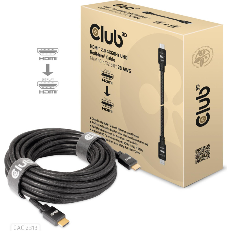 Club3D CABLE HDMI TO HDMI 10M/M/M CAC-2313 CLUB3D