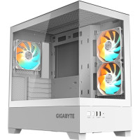 Gigabyte Case|GIGABYTE|GB-C201PI|MidiTower|Case product features Rackmountable/Accessory/Transparent panel|Not included|MicroATX|MiniITX|Colour White|GB-C201PI