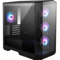 MSI Case|MSI|MidiTower|Case product features Transparent panel|Not included|MicroATX|Colour Black|MAGPANOM100RPZ