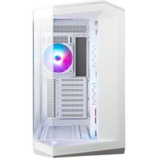 MSI Case|MSI|MAG PANO 100R PZ|MidiTower|Case product features Transparent panel|ATX|MicroATX|MiniITX|Colour White|MAGPANO100RPZWHITE