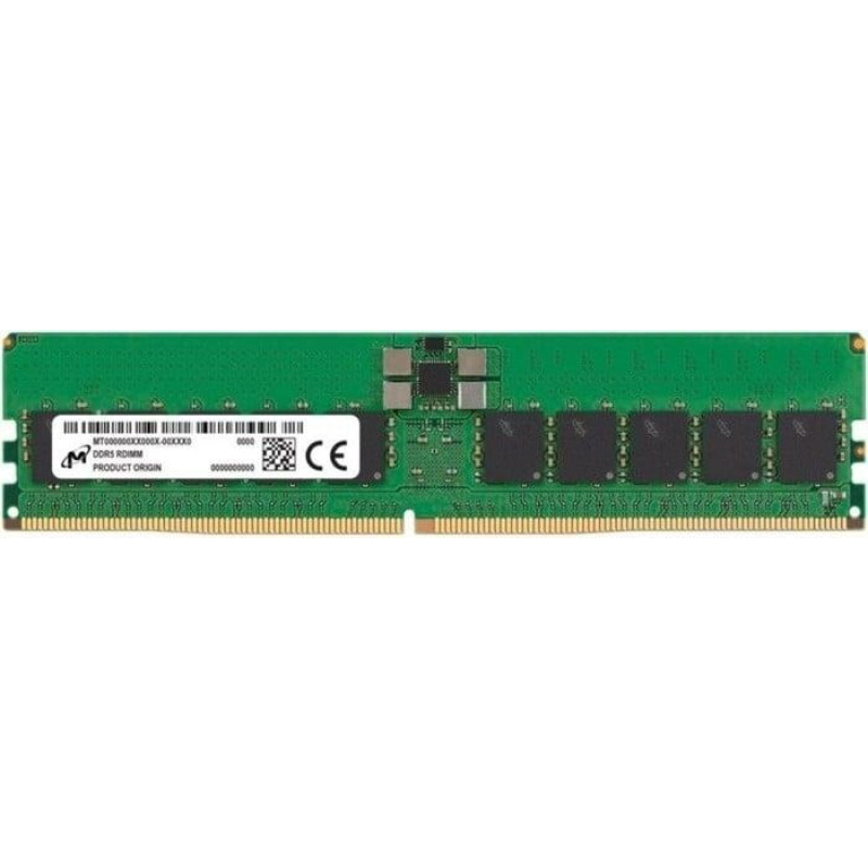 Micron Server Memory Module|MICRON|DDR5|32GB|RDIMM|6400 MHz|CL 52|1.1 V|MTC20F2085S1RC64BR